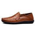 Chaussons en cuir respirants pour hommes – Leon