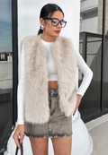 Gilet sans manches en fleece doux et élégant – Clara