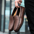 Chaussons en cuir pour hommes pour une élégance intemporelle – Daniel