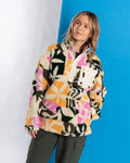 Fleece Borg avec zip 1/4 et poche zippée – Camille