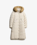 Manteau long avec capuche et fourrure - Clara