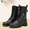 Bottes à Lacets avec Fermeture Éclair – Emma