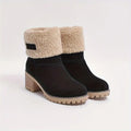 Bottes en cuir hiver avec doublure laine – Lieke