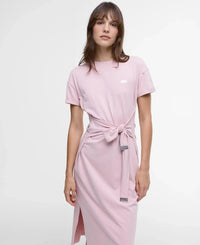 Robe Midi Classique avec Ceinture et Imprimé Métallisé – Claire