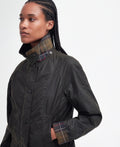 Veste en Cuir Ciré Classique – Sophie
