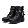 Bottines en cuir pour femmes - Élégance et confort