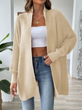 Cardigan long femme chaud et élégant pour l’hiver – Clara