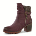 Bottines à talons hauts avec fermeture éclair – Claire