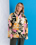 Fleece Borg avec zip 1/4 et poche zippée – Camille