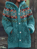 Gilet tricoté femme élégant et chaud pour l’hiver – Clara