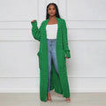 Gilet Long Décontracté Femme en Maille Douce – Élodie