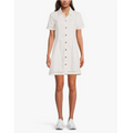 Robe mini ajustée coton bio manches courtes – Sofia