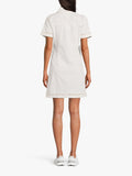 Robe mini ajustée coton bio manches courtes – Sofia