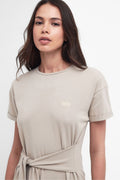 Robe Midi Classique avec Ceinture et Imprimé Métallisé – Claire