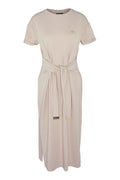 Robe Midi Classique avec Ceinture et Imprimé Métallisé – Claire