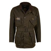 Veste en cire motard avec poches pratiques - Lucas