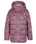 Veste Matelassée Imprimée Hiver avec Capuche - Claire