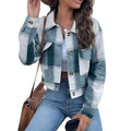 Gilet à Carreaux Chaud et Élégant pour Femme – Sophie