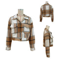 Gilet à Carreaux Chaud et Élégant pour Femme – Sophie