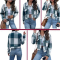 Gilet à Carreaux Chaud et Élégant pour Femme – Sophie