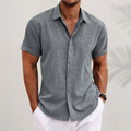 Chemise en lin pour hommes à manches courtes pour l'été – Lukas