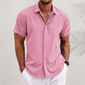 Chemise en lin pour hommes à manches courtes pour l'été – Lukas