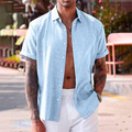 Chemise en lin pour hommes à manches courtes pour l'été – Lukas