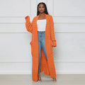 Gilet Long Décontracté Femme en Maille Douce – Élodie
