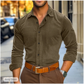 Chemise en velours côtelé pour hommes pour l'automne et l'hiver – Felix