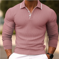 Polo à manches longues pour hommes, élégance décontractée – Thomas