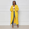 Gilet Long Décontracté Femme en Maille Douce – Élodie