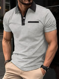 Polo-shirt de golf en coton pour homme au style classique – Tim