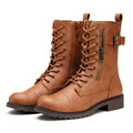 Bottes à Lacets avec Fermeture Éclair – Emma