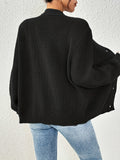 Gilet en maille à boutons, col V élégant – Sophie