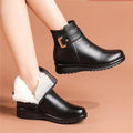 Bottes en cuir et laine pour femmes - Claire