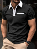 Polo-shirt de golf en coton pour homme au style classique – Tim