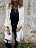 Pull cache-cœur élégant à manches longues pour femme – Camille