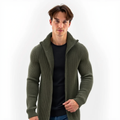 Cardigan en tricot à côtes Stratus