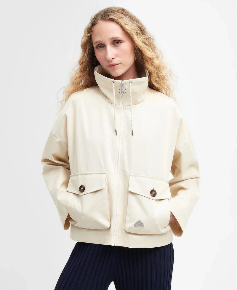 Veste Imperméable Élégante avec Col Ajustable – Emma
