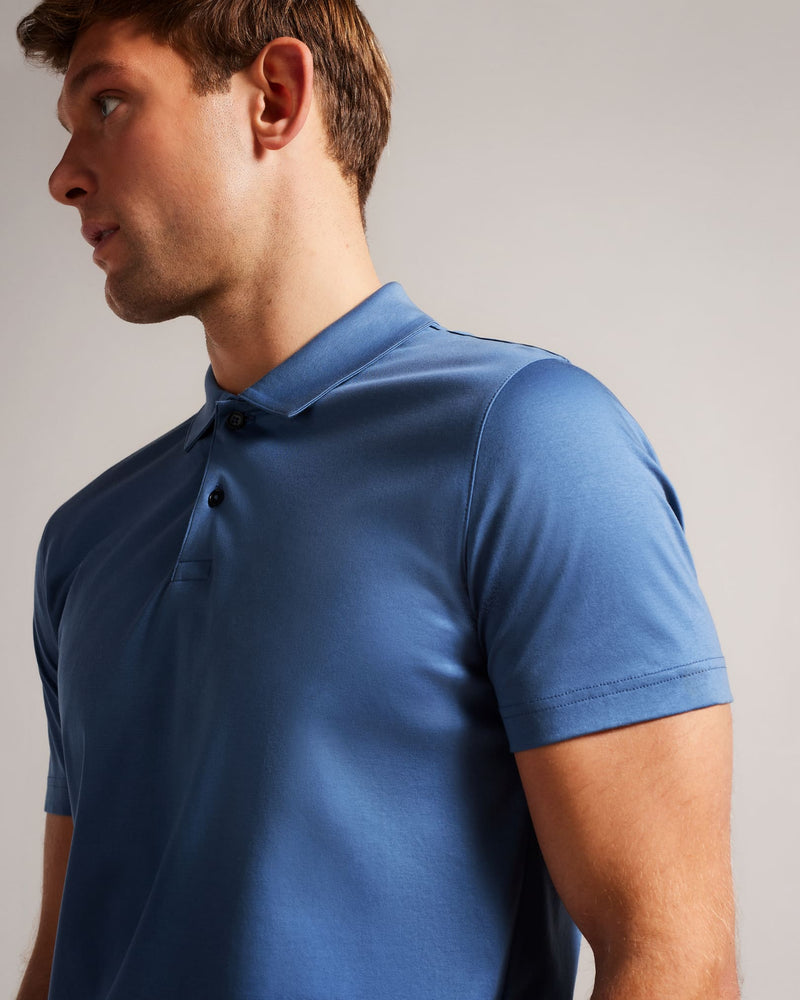 Polo slim homme coton col classique manches courtes – Maxime