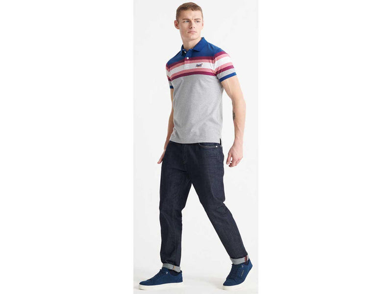 Polo à Rayures en Coton 100% - Antoine