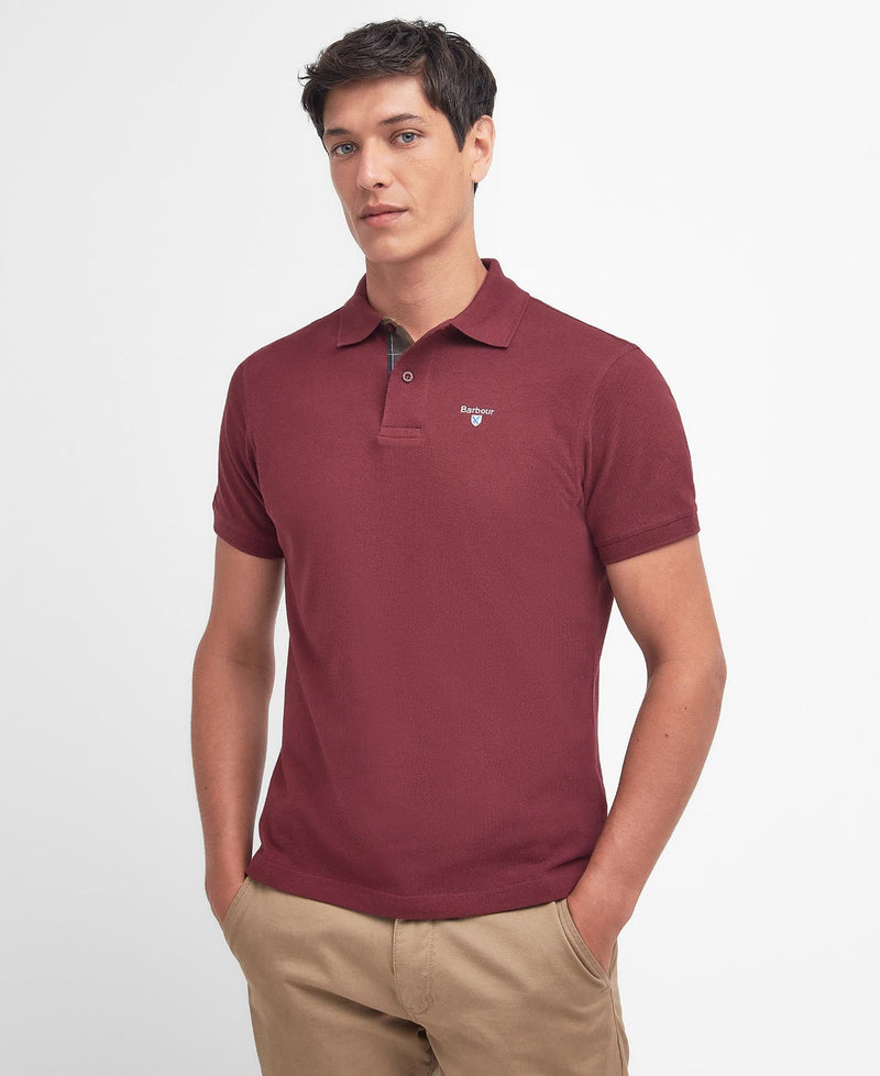 Polo Piqué Tartan Classique à Manches Courtes - Marc