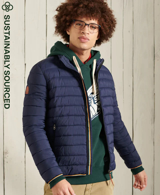 Veste slim en polyester recyclé pour homme - Thomas