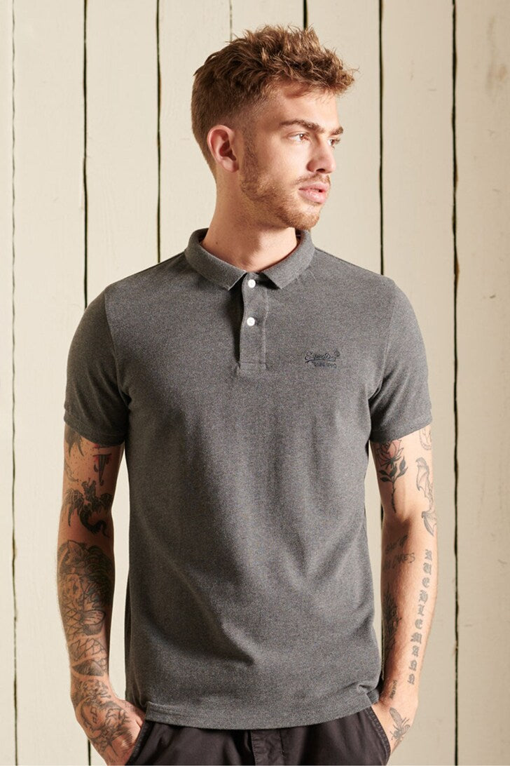 Polo Vintage à Manches Courtes – Homme Jean