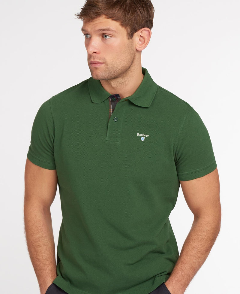 Polo Piqué Tartan Classique à Manches Courtes - Marc