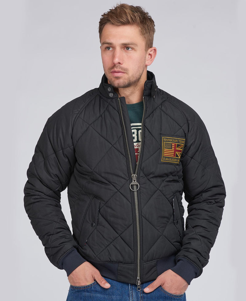 Veste matelassée moderne avec col montant et poches – Thomas