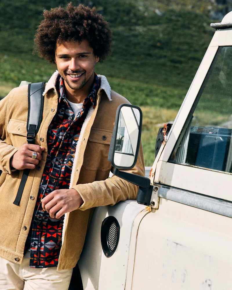 Veste en Velours Côtelé avec Doublure Sherpa - Max