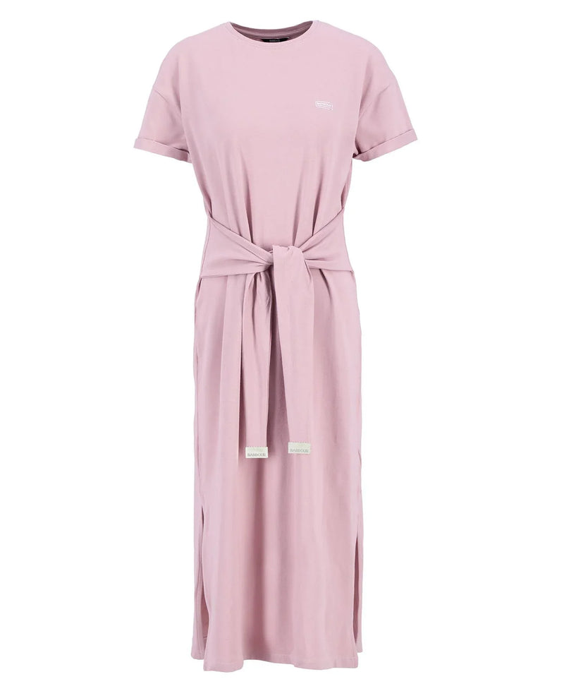 Robe Midi Classique avec Ceinture et Imprimé Métallisé – Claire