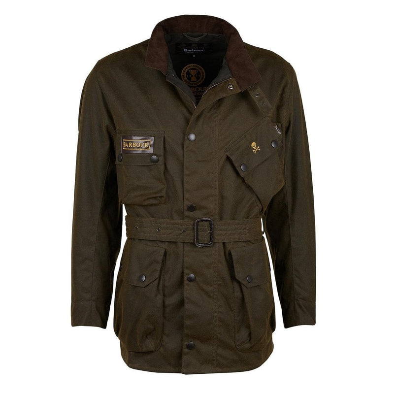 Veste en cire motard avec poches pratiques - Lucas