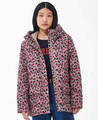 Veste Matelassée Imprimée Hiver avec Capuche - Claire